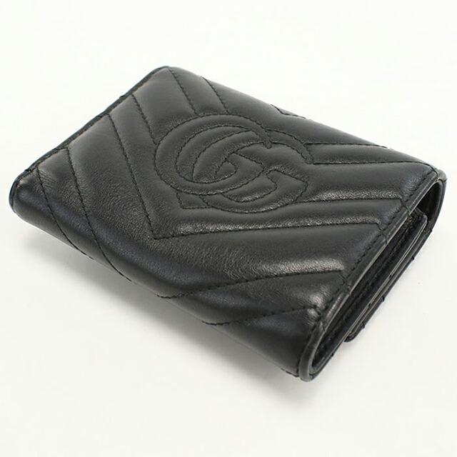 GUCCI（グッチ） 中古 三つ折り財布 コンパクト 三折財布 レディース