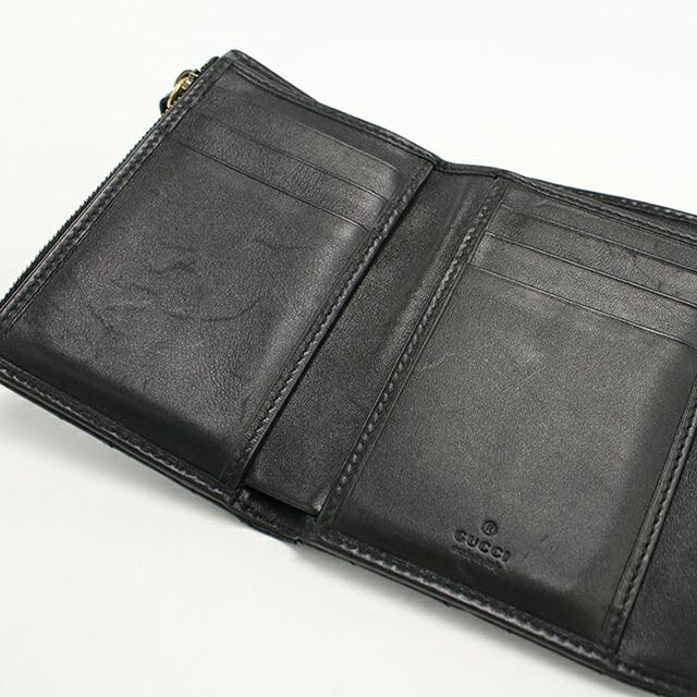 GUCCI（グッチ） 中古 三つ折り財布 コンパクト 三折財布 レディース