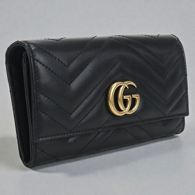 グッチ コンチネンタルウォレット ダブルG 443436 長財布二折 GUCCI（グッチ） 中古 長財布二折 レディース ブランド ダブルG