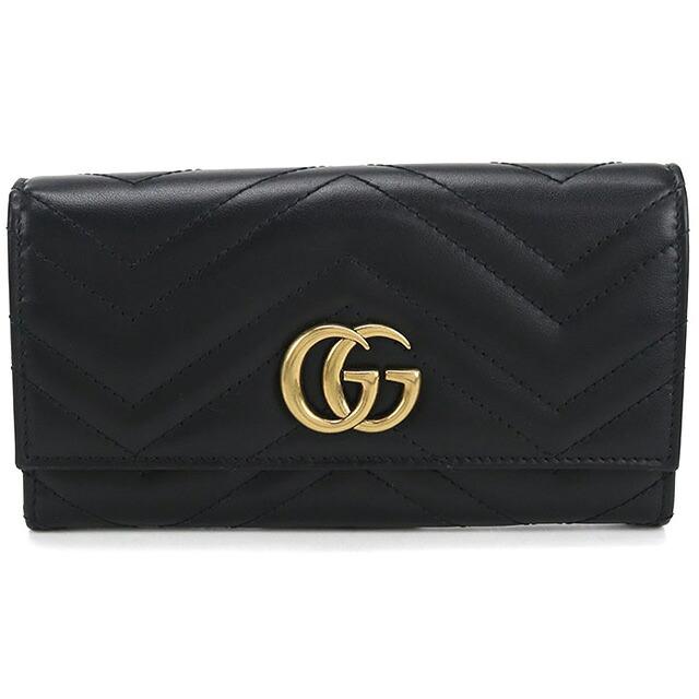 GUCCI（グッチ） 中古 長財布二折 レディース ブランド ダブルG 