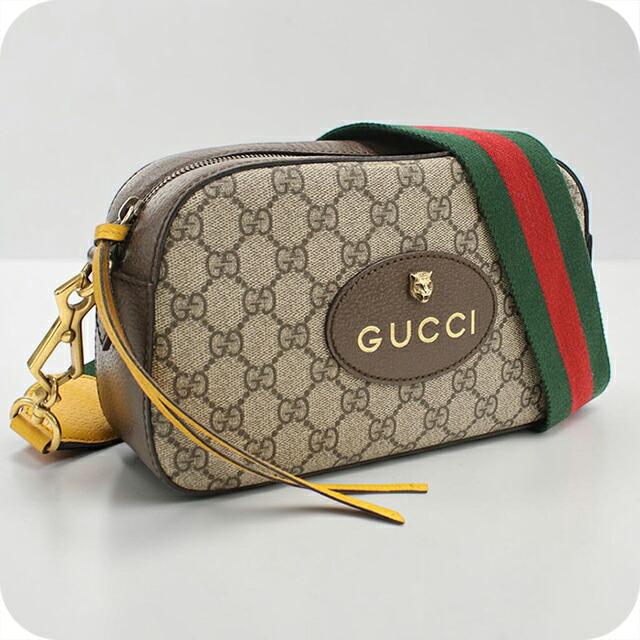 GUCCI グッチ メッセンジャーバッグ ネオヴィンテージ 476466 ショルダーバッグ GGスプリームキャンバス ベージュ レディース /253710【中古】 GUCCI（グッチ） 中古 斜め掛け ショルダーバッグ レディース ブランド