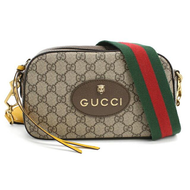 GUCCI グッチ ネオヴィンテージ 476466 ショルダーバッグ GGスプリームキャンバス ベージュ ブラウン レディース /253124【中古】 GUCCI（グッチ） 中古 斜め掛け ショルダーバッグ レディース ブランド