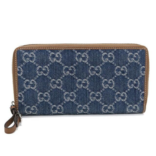 GUCCI グッチ/A/ラウンドファスナー長財布/Aランク/38【中古】 GUCCI - GUCCI グッチ/A/ラウンドファスナー長財布/Aランク/38【中古