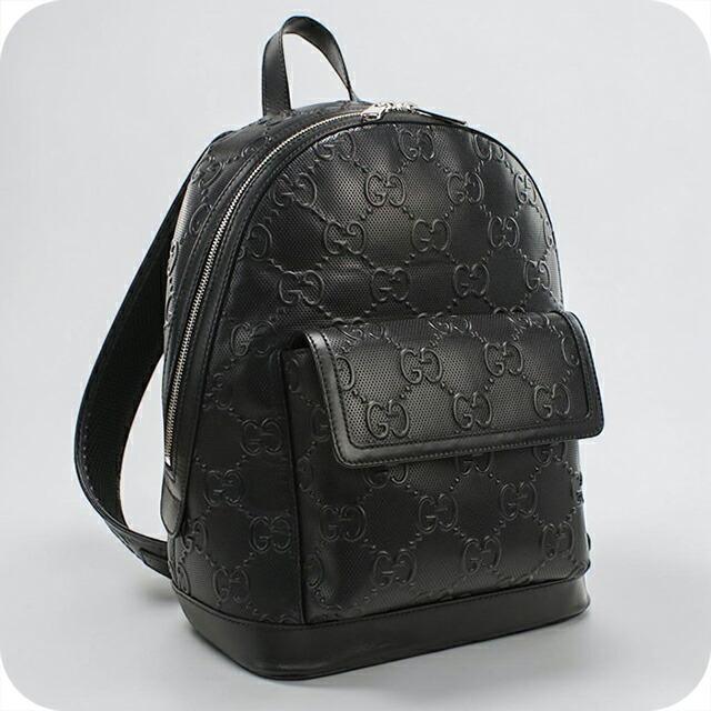 GUCCI（グッチ） 中古 リュック メンズ ブランド GUCCI GGエンボス