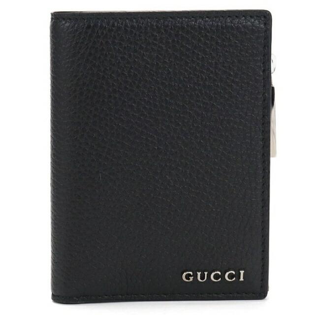 GUCCI（グッチ） 中古 二つ折り財布 コンパクト メンズ ブランド ロゴ