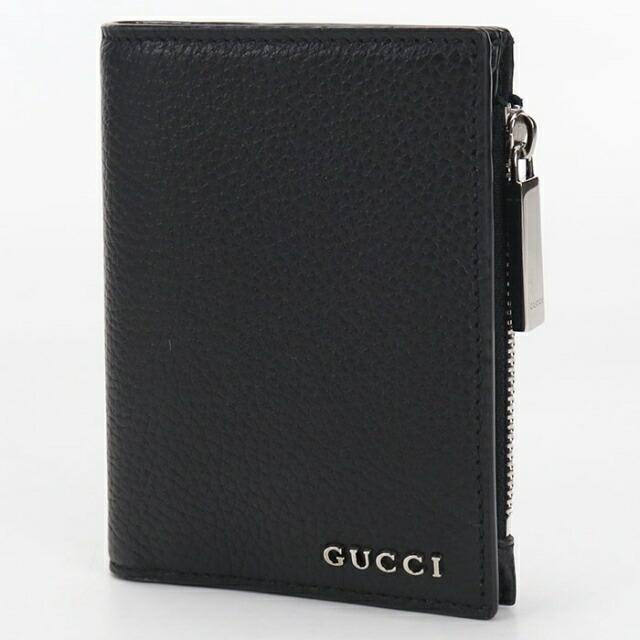GUCCI（グッチ） 中古 二つ折り財布 コンパクト メンズ ブランド ロゴ