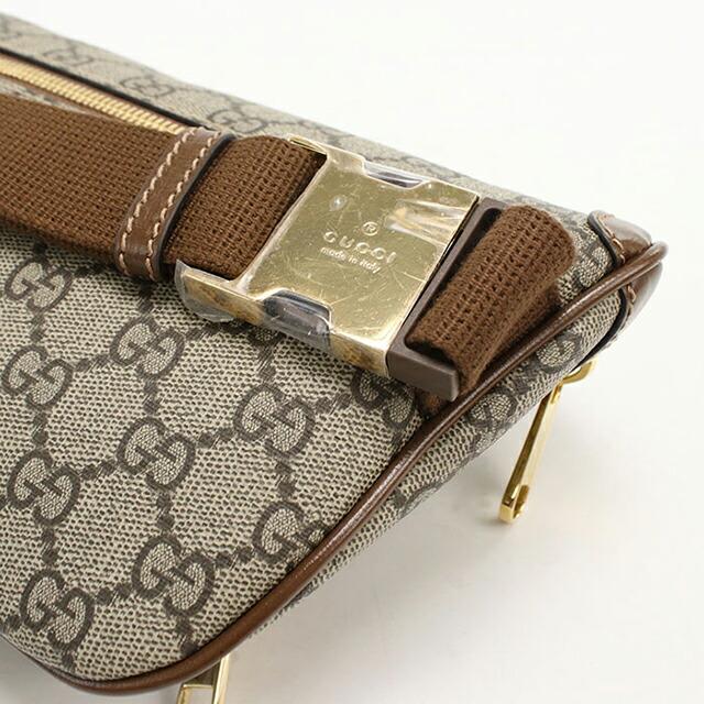 中古 グッチ ボディバッグ メンズ ブランド GUCCI インターロッキングG ベルトバッグ 733240 ベージュ