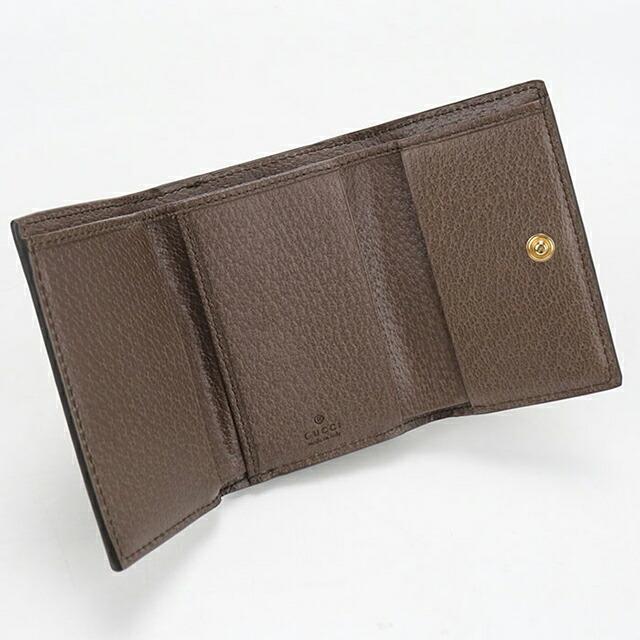 GUCCI（グッチ） 中古 三つ折り財布 コンパクト 三折財布 レディース