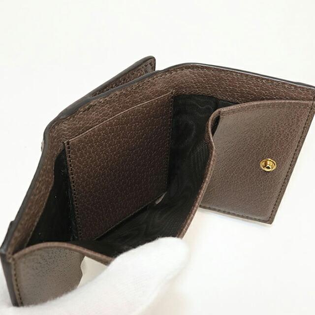 GUCCI（グッチ） 中古 三つ折り財布 コンパクト 三折財布 レディース