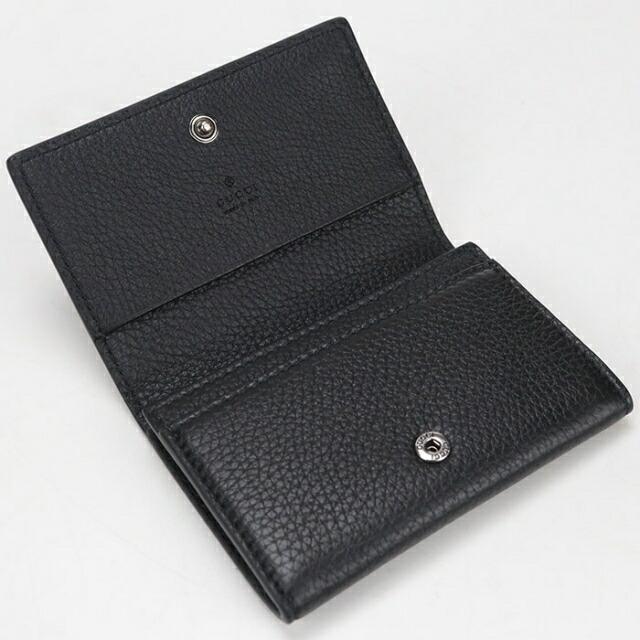 【GUCCI】名刺入れ ブラック GUCCI（グッチ） 中古 名刺入れ メンズ ブランド グッチロゴ カード