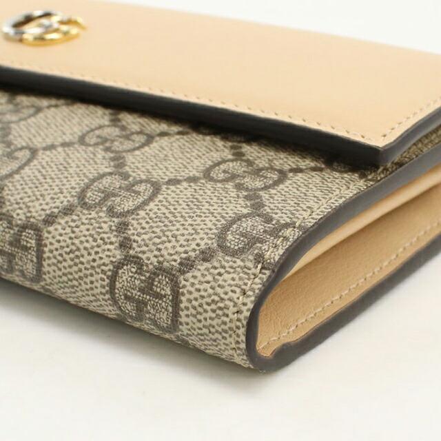 GUCCI（グッチ） 中古 長財布 二つ折り レディース ブランド ダブルG