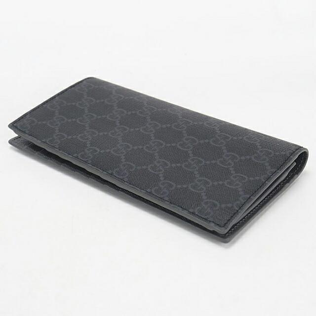 GUCCI（グッチ） 中古 長財布 ニつ折り小銭入付き メンズ ブランド