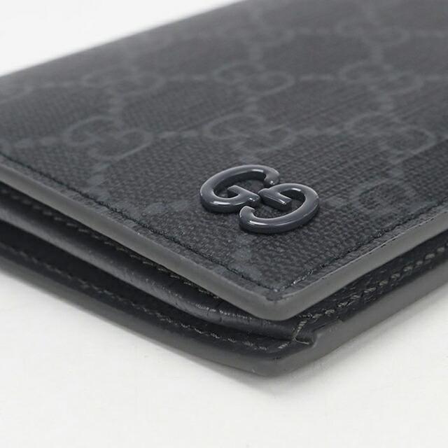 GUCCI（グッチ） 中古 長財布 ニつ折り小銭入付き メンズ ブランド