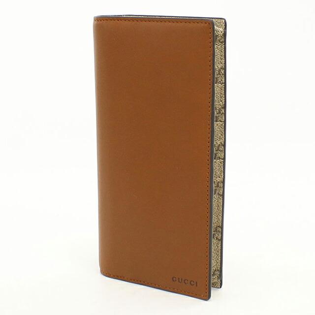 GUCCI 長財布 ブラウン GUCCI（グッチ） 中古 長財布二折 ユニセックス ブランド GUCCI GG