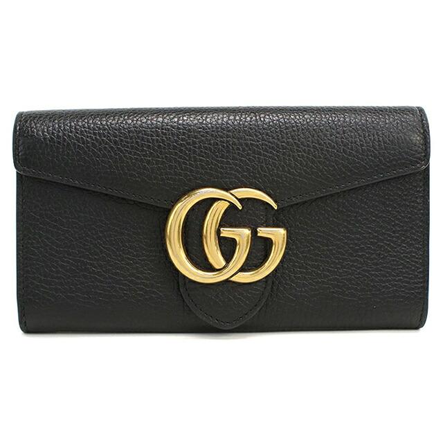 GUCCI（グッチ） 長財布二折 レディース ブランド GUCCI GGマーモント