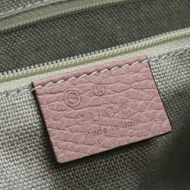 中古 グッチ トートバッグ レディース ブランド GUCCI インターロッキング 2WAYバッグ レザー 449659 ピンク｜nanaple｜14