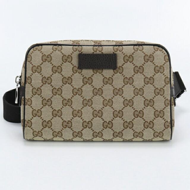 中古 グッチ ボディバッグ ユニセックス ブランド GUCCI GGキャンバス ベルトバッグ 449174 ブラウン バッグ｜nanaple｜02