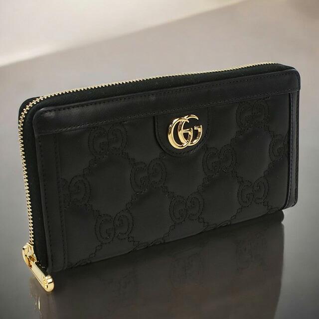 GUCCI ラウンドファスナー長財布 GGマトラッセ ジップアラウンドウォレット