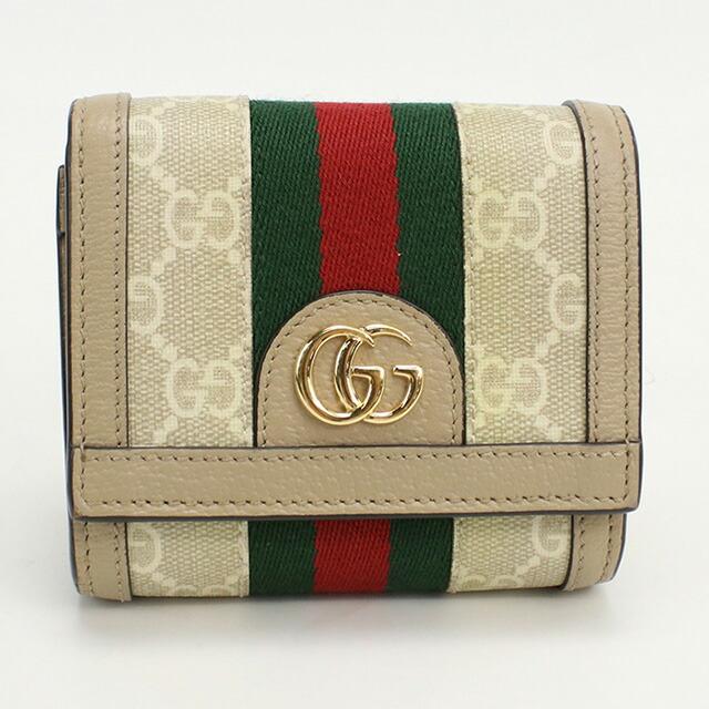 GUCCI 中古 グッチ 二折財布小銭入付き レディース ブランド オフィ 