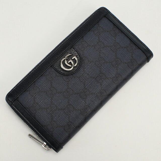 GUCCI 中古 グッチ 長財布ラウンドファスナー メンズ ブランド GUCCI 中古 グッチ 長財布ラウンドファスナー メンズ ブランド