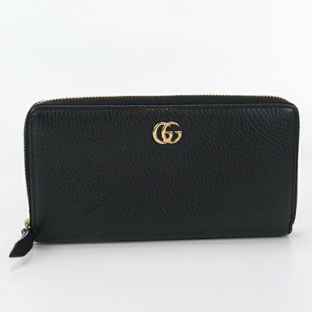 GUCCI 中古 グッチ 長財布ラウンドファスナー レディース ブランド  