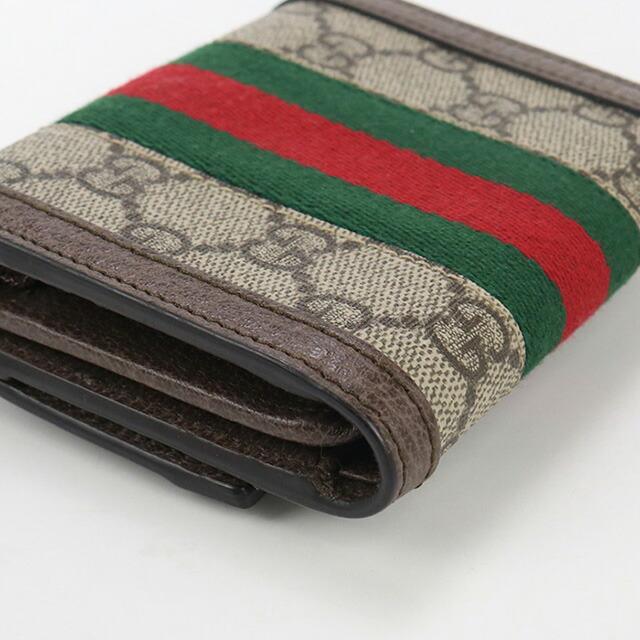 GUCCI 中古 グッチ 三折財布 レディース ブランド オフィディア
