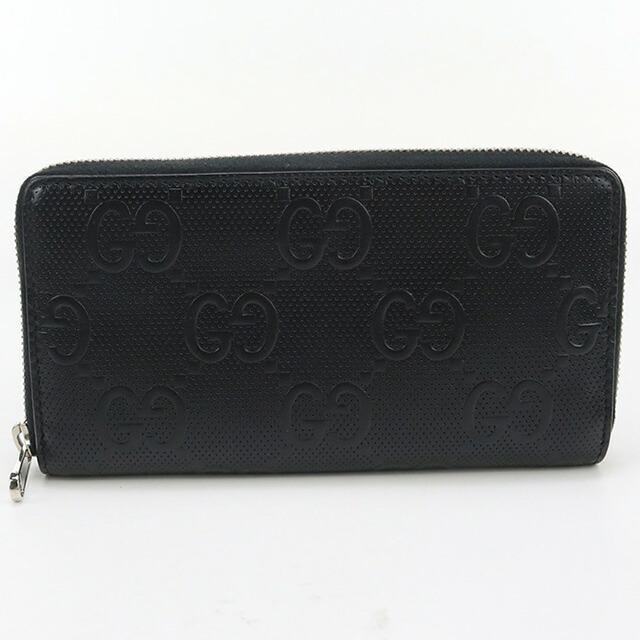 GUCCI 中古 グッチ 長財布ラウンドファスナー レディース