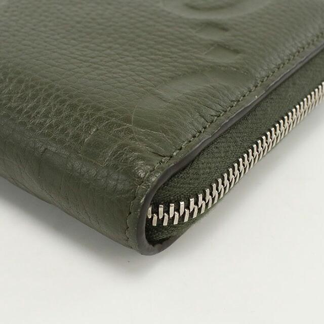 GUCCI 中古 グッチ 長財布ラウンドファスナー メンズ ブランド  