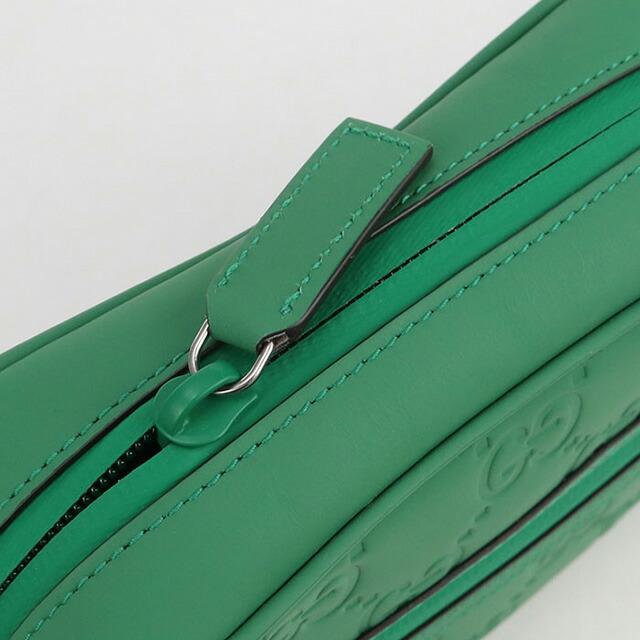 新品未使用 GUCCI ソリッド ストライプ ニットタイ グリーン 緑 GUCCI 中古 グッチ ショルダーバッグ メンズ ブランド GGラバー