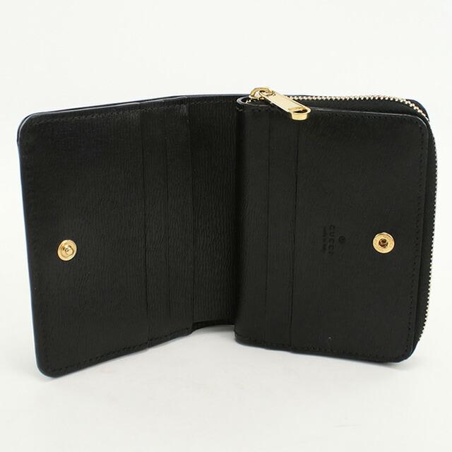 GUCCI 中古 グッチ 二折財布 レディース ブランド スクリプト GUCCI 中古 グッチ 二折財布 レディース ブランド スクリプト