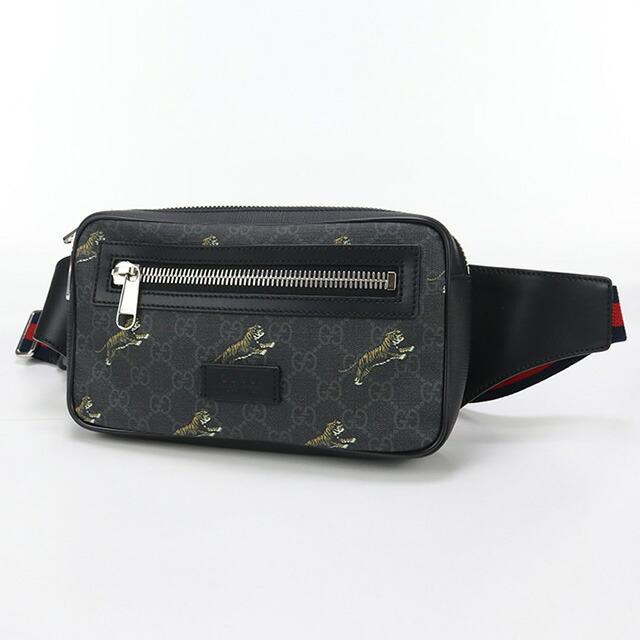 GUCCI ボディバッグ ブラック GUCCI（グッチ） バッグ メンズ ブランド ボディバッグ ウエストバッグ
