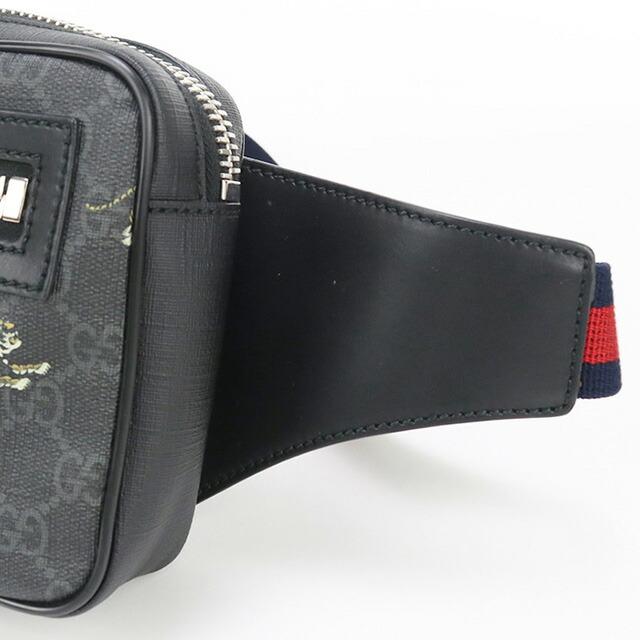 GUCCI ボディバッグ ブラック GUCCI（グッチ） バッグ メンズ ブランド ボディバッグ ウエストバッグ