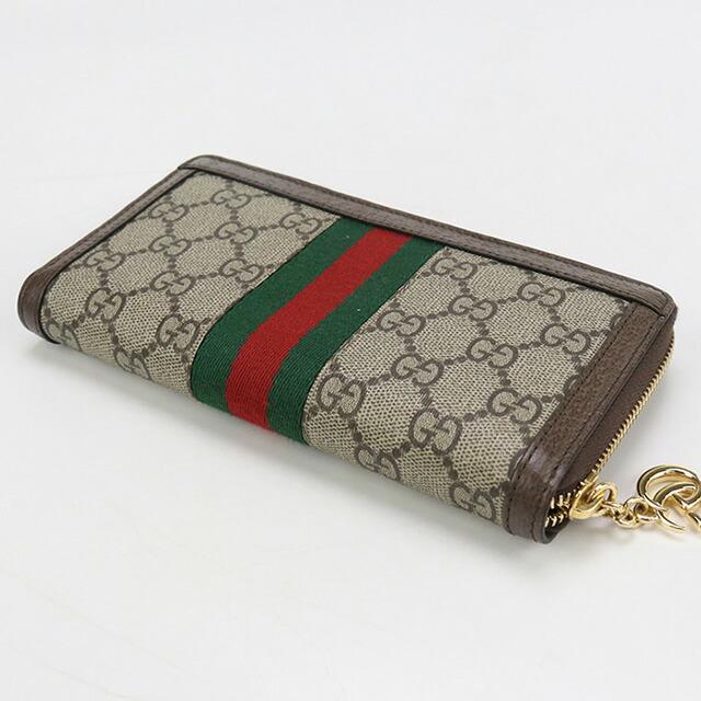 週末セール‼️グッチ オフィディア GG ジップアラウンドウォレット 523154 GUCCI（グッチ） 中古 長財布ラウンドファスナー レディース ブランド