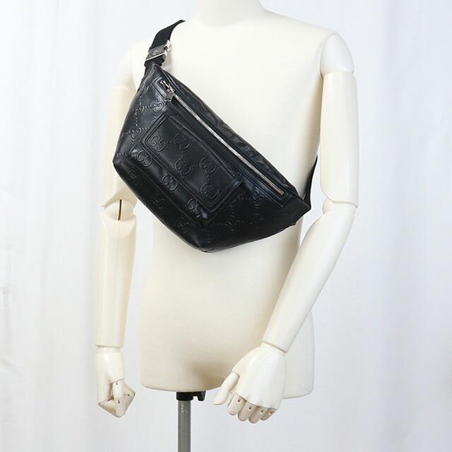 GUCCI（グッチ） 中古 ボディバッグ メンズ ブランド GUCCI GGエンボス