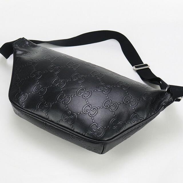 GUCCI（グッチ） 中古 ボディバッグ メンズ ブランド GUCCI GGエンボス