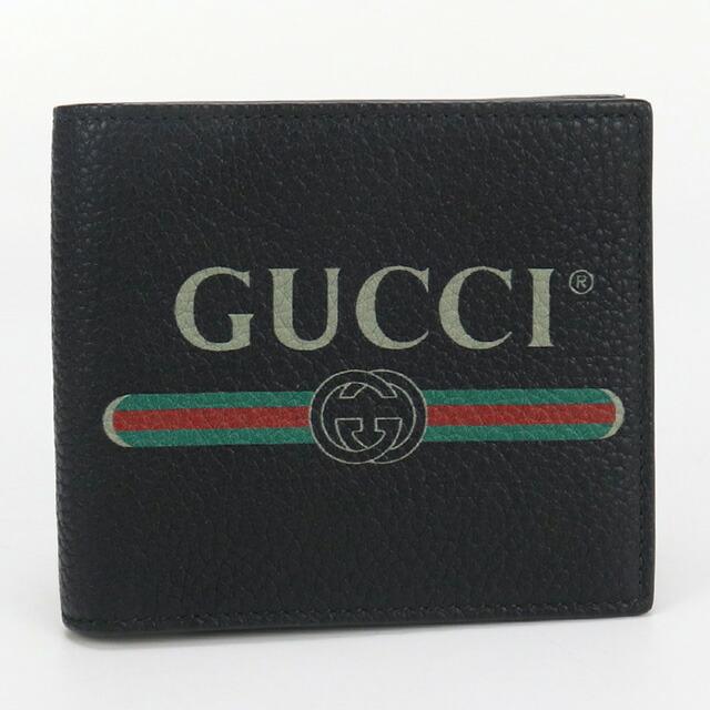 GUCCI（グッチ） 中古 二折財布 メンズ ブランド ヴィンテージロゴ