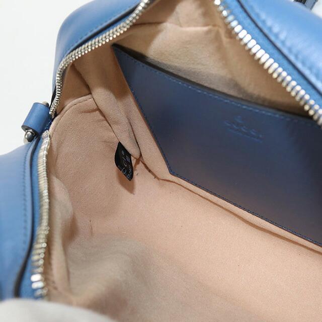 GUCCI グッチ マーモント スモール ショルダーバック ブルー GG グッチ GGマーモント ベルベット チェーンショルダーバッグ ブルー