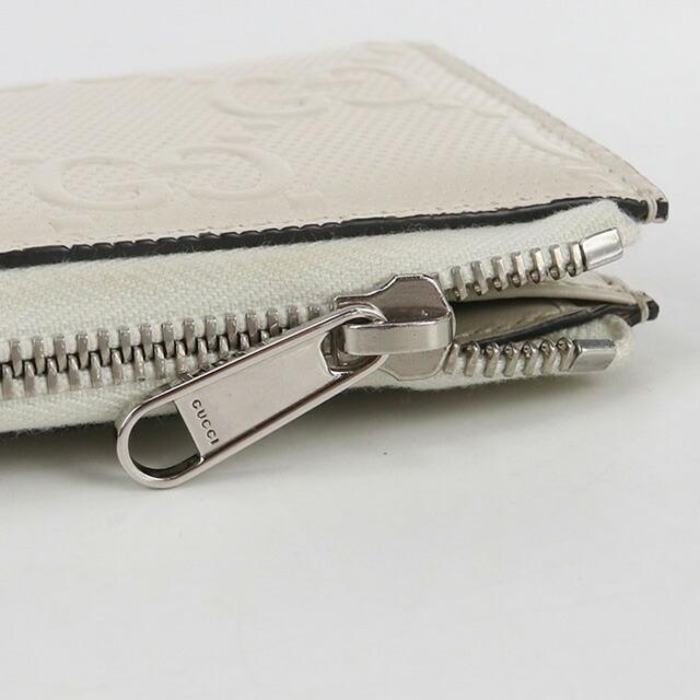 ✨極美品✨GUCCI グッチ　GGエンボス　L字ファスナー財布　＆カード GUCCI（グッチ） 中古 ラウンドファスナー財布 レディース ブランド
