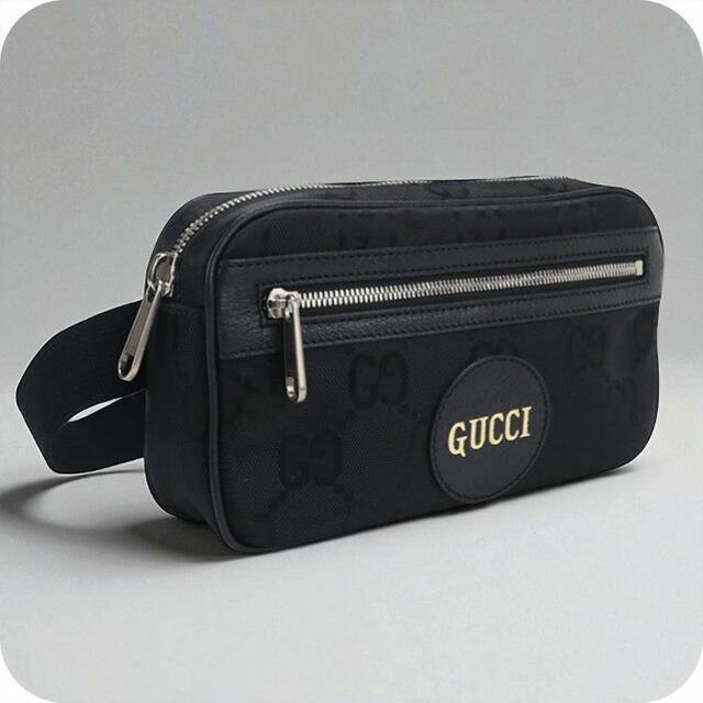 【現行 美品】GUCCI　ボディバッグ オフザグリッド GG柄 631341 黒 GUCCI（グッチ） 中古 ボディバッグ メンズ ブランド オフ ザ グリッド