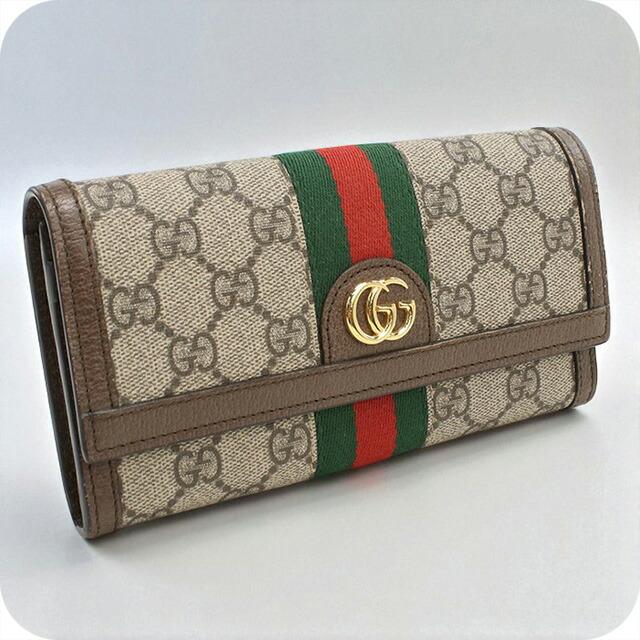GUCCI（グッチ） 中古 長財布ニ折小銭入付き レディース ブランド