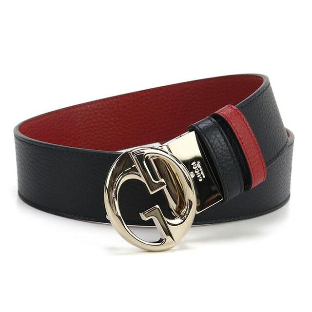 GUCCI グッチ ベルト CWC1G ブラック レザー インターロッキングG インターロッキングG バックル付き ベルト ・ブラック レザー | GUCCI公式