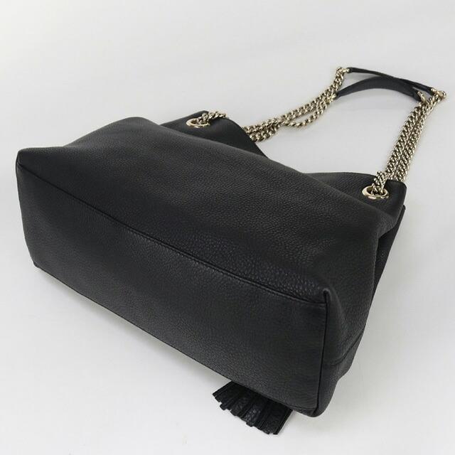 GUCCI グッチ チェーントートバッグ ソーホー レザー【中古】