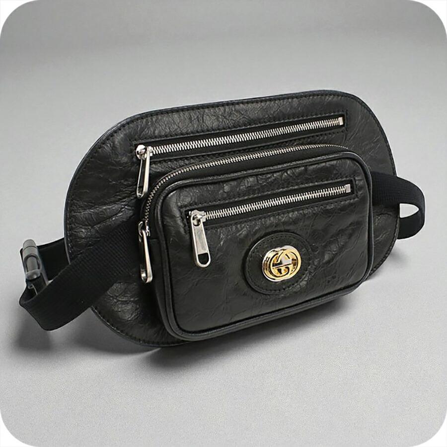 GUCCI 中古 グッチ ボディバッグ メンズ ブランド インター