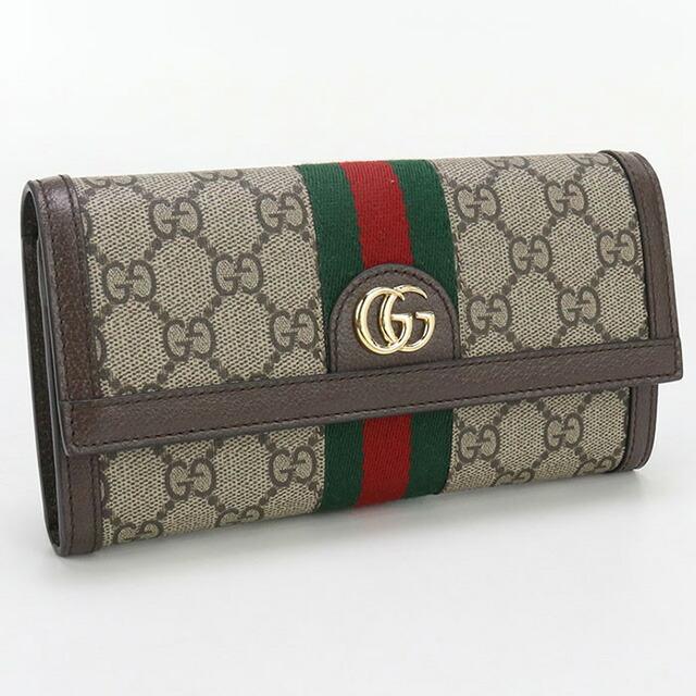 GUCCI 中古 グッチ 長財布ニ折小銭入付き レディース ブランド オフィ  