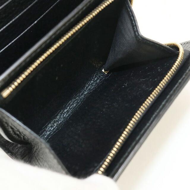 GUCCI 中古 グッチ 二折財布 レディース ブランド ダブルG バイカラー  