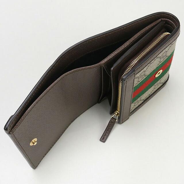 GUCCI 中古 グッチ 二折財布 レディース ブランド オフィディア GG  