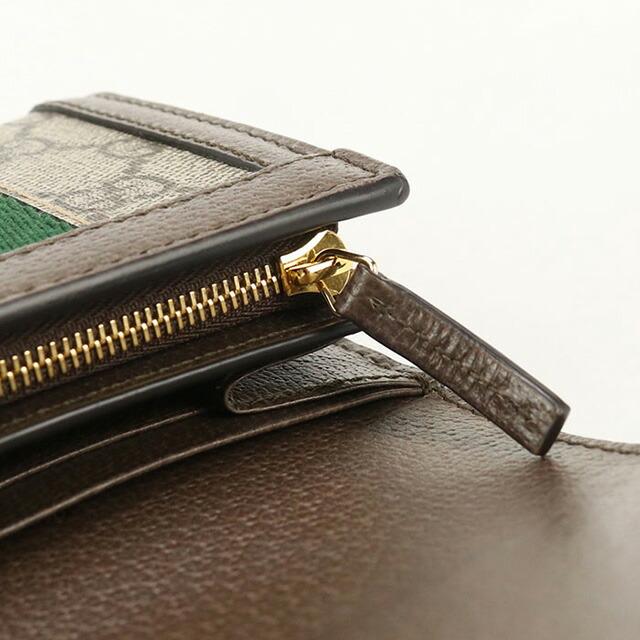 GUCCI 中古 グッチ 二折財布 レディース ブランド オフィディア GG  