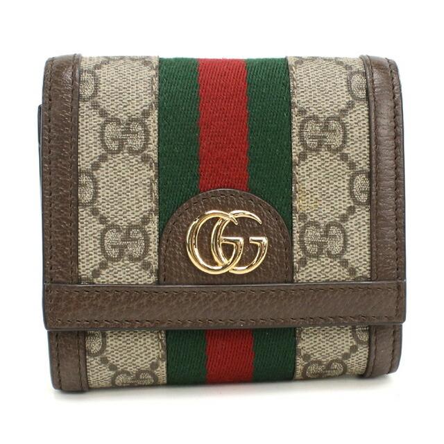 GUCCI（グッチ） 中古 二折財布 レディース ブランド オフィディア GG