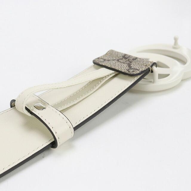 ダブルGワイドベルト　ウィメンズ　GUCCI 美品 GUCCI（グッチ） 中古 ベルト レディース ブランド ダブルG ワイド