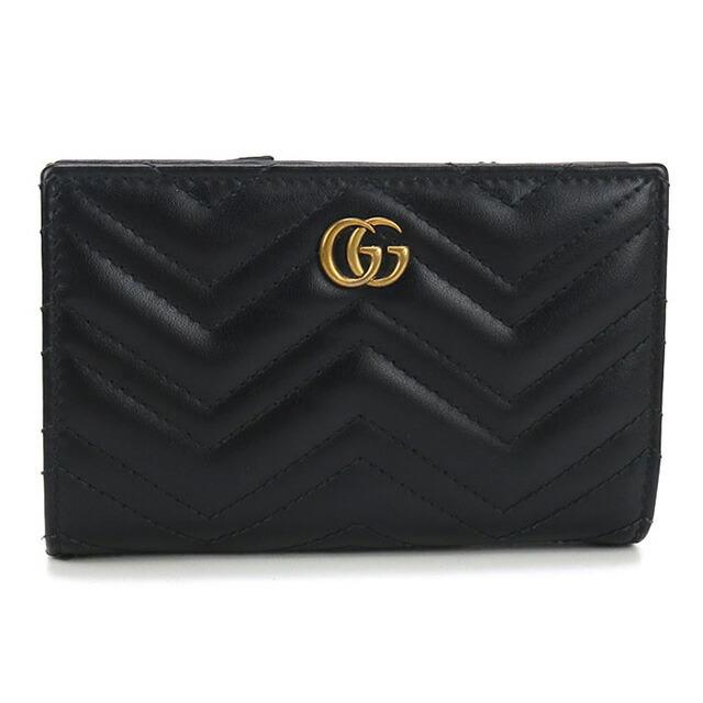 GUCCI（グッチ） 中古 二折財布 レディース ブランド ダブルG カード